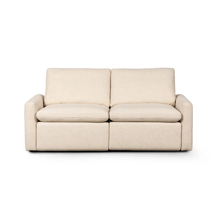 Antigo Natural Linen Two-Piece Power Reclining Sectional Sofa