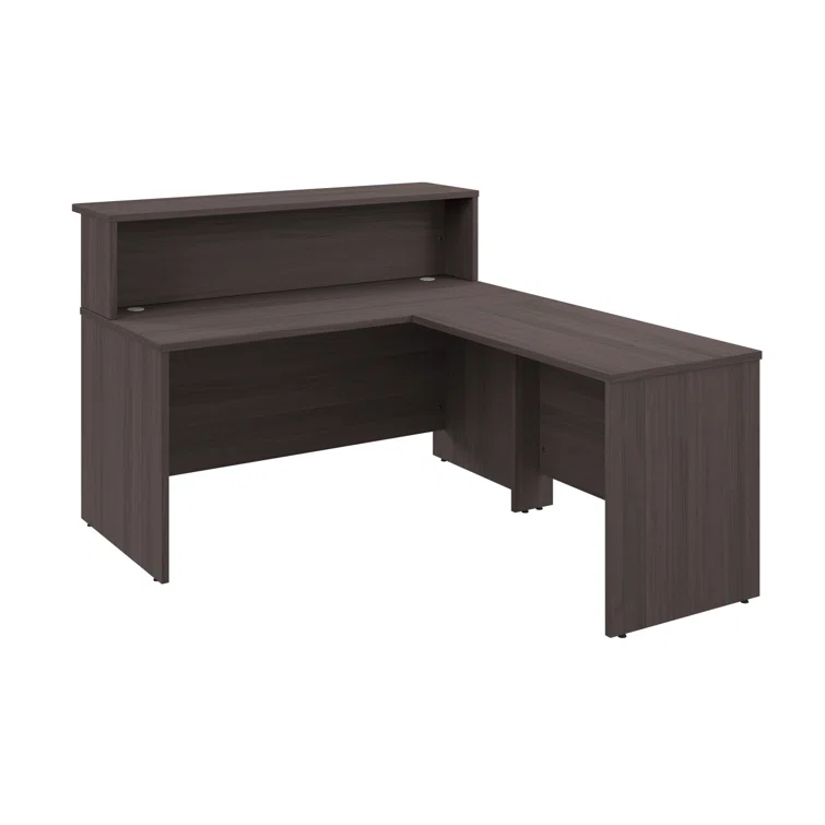 Bush Business Furniture Arrive 60W x 72D L-Shaped Reception Desk
