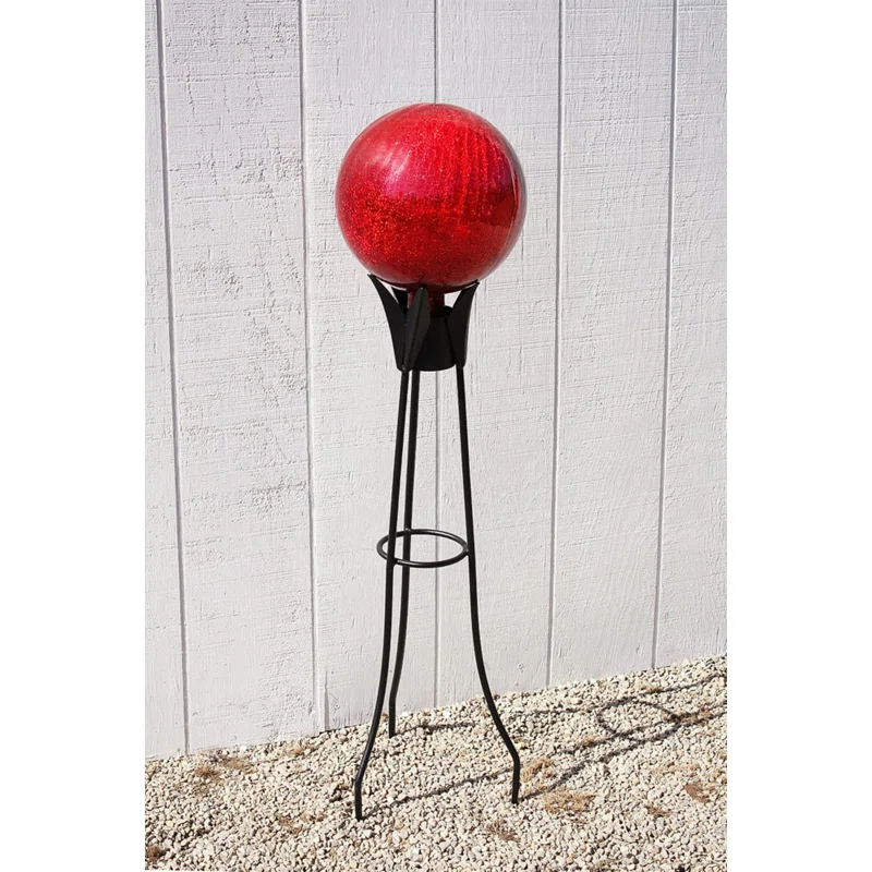 Madore Glass Abstract Gazing Ball
