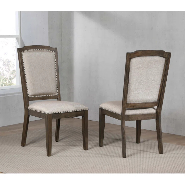 ZHENMIAO XINLEI TRADING INC 19'' H Upholstered Side Chair (Set of 2)