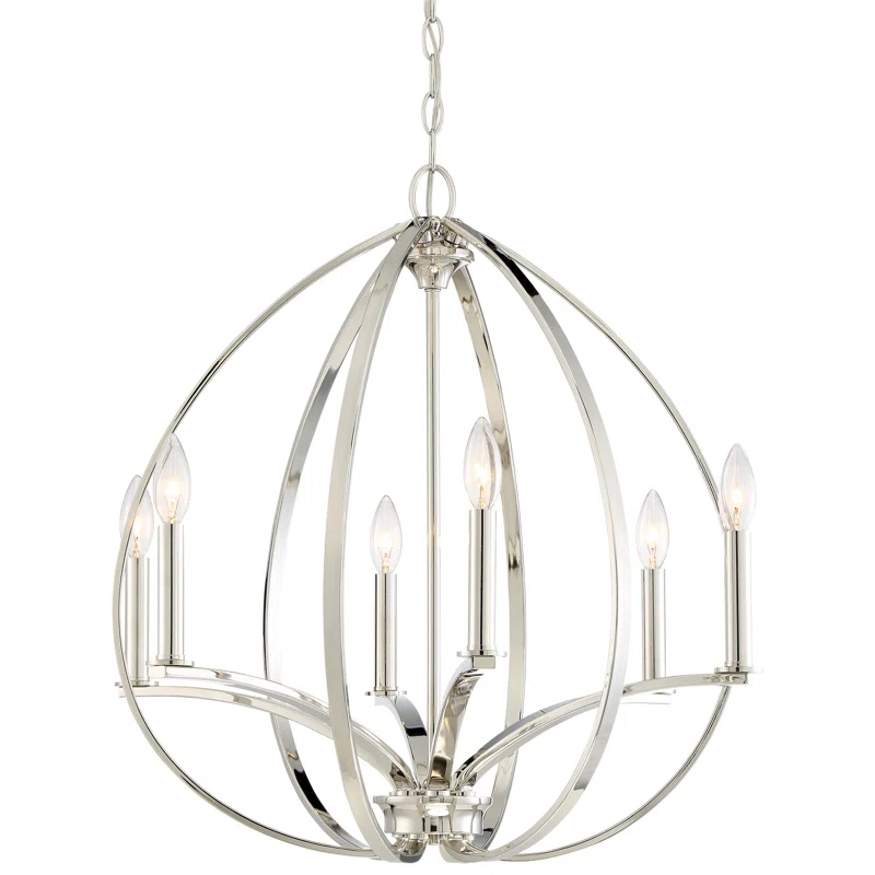 Minka Lavery Tilbury 6 - Light Dimmable Globe Chandelier