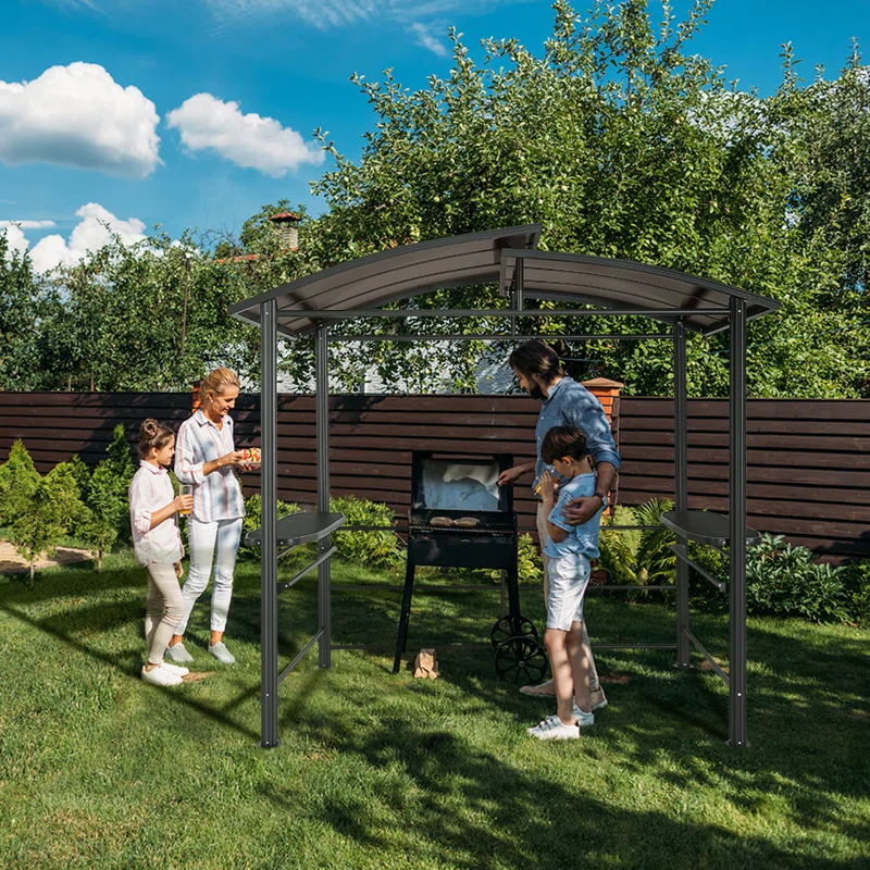 EAGLE PEAK 8 Ft. W x 5 Ft. D Steel Grill Gazebo