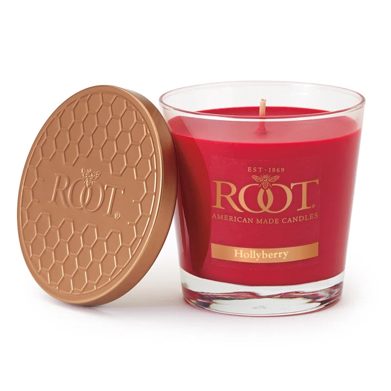 Root Candles Hollyberry Scented Jar Candle