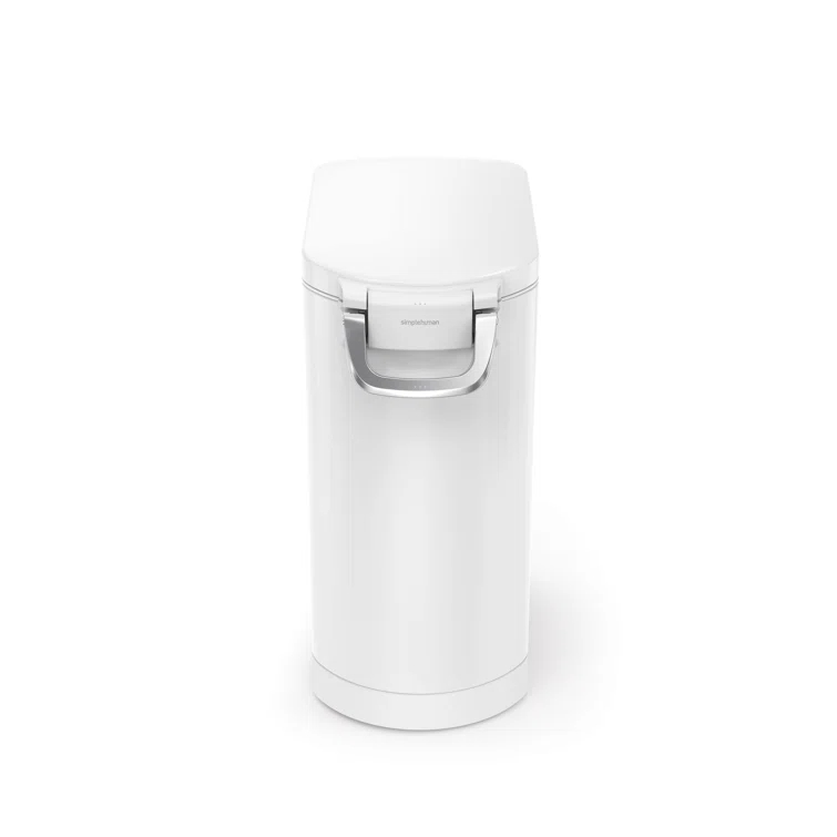 simplehuman Pet Food Storage Container Stainless Steel for Dog Food, Cat Food, and Bird Feed