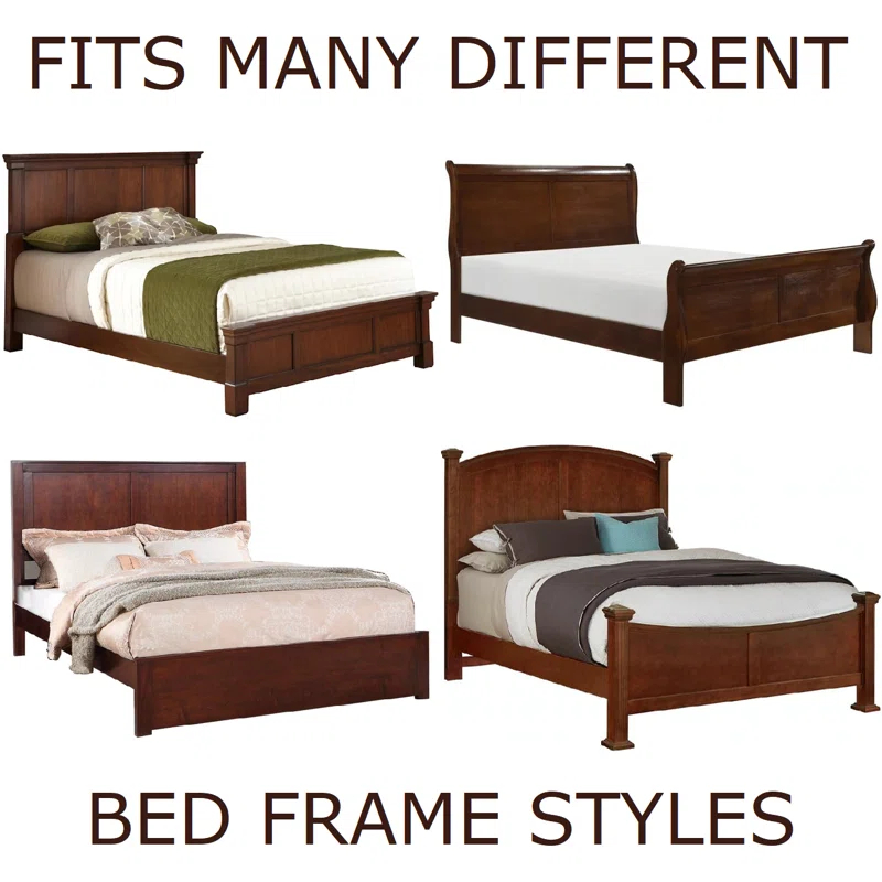 bedCLAW bedCLAW 82" Replacement Medium Finish Wooden Side Rails for Queen or King Beds
