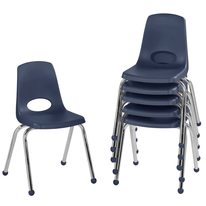 Factory Direct Partners Stacking Classroom Chair ( Set of 6 ) (Set of 6)