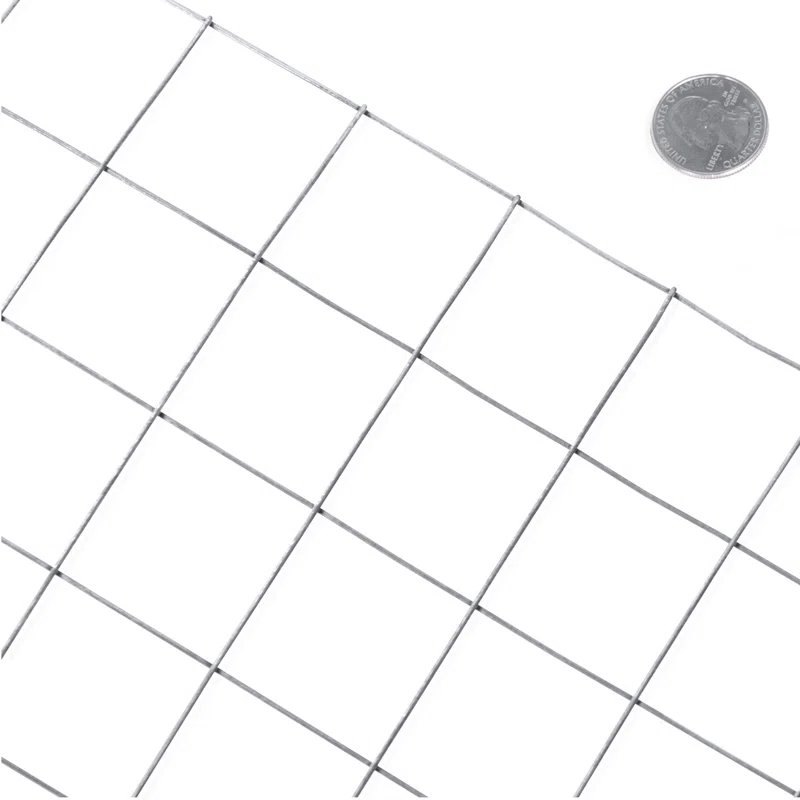 Fencer Wire Fencer Wire 15 Gauge Galvanized Welded Wire with Mesh Size 2 inch by 2 inch