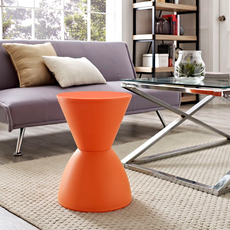 Modway Modway Haste Contemporary Modern Hourglass Accent Stool