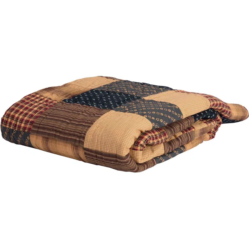 Patriotic Patch Handmade Throw Blanket