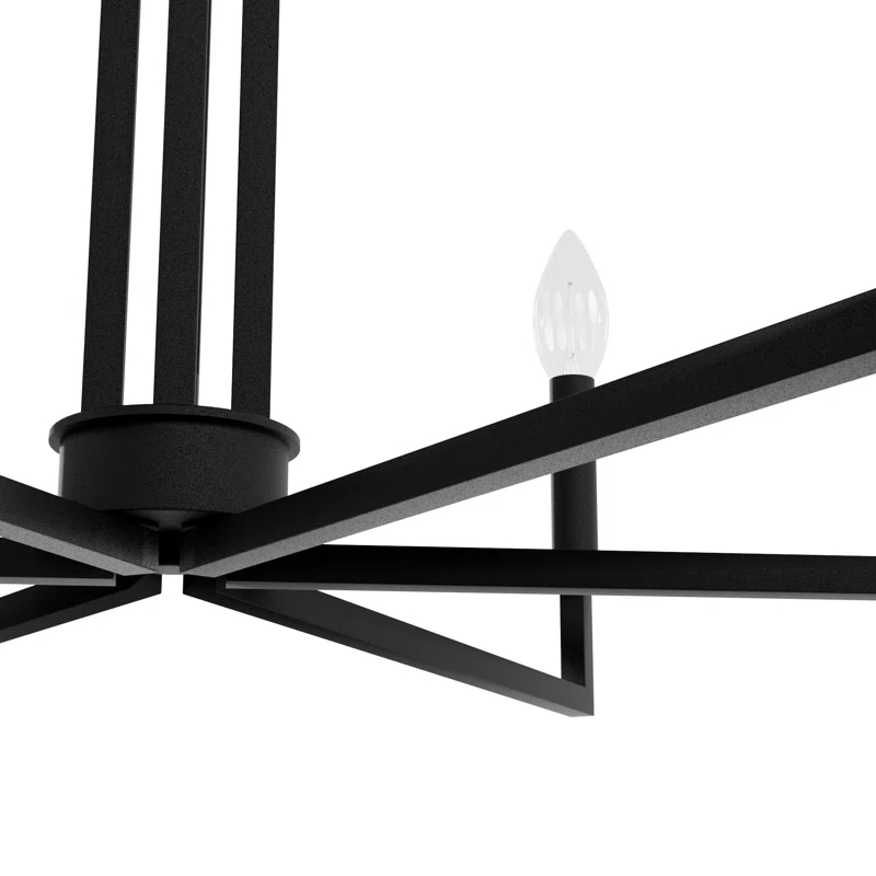 Hunter Fan 6 - Light Geometric Classic Chandelier