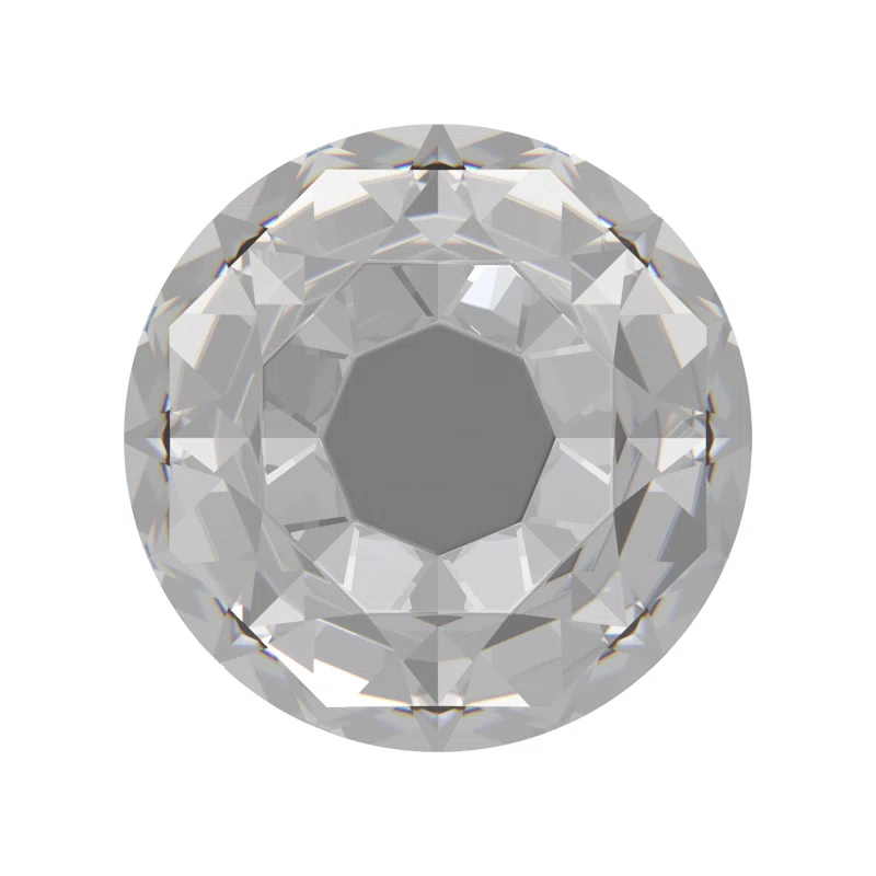 Hickory Hardware Heritage Designs Kitchen Cabinet Knobs 1-1/4" Glass Knob for Doors, Drawers and Dressers (Set of 10)