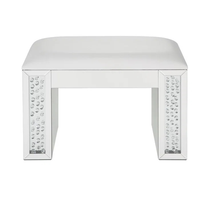 Everly Quinn Manufactured Wood Accent Stool