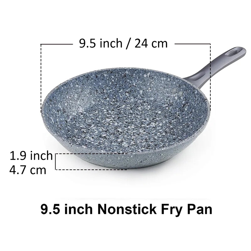 Cook N Home Aluminum Non-stick Frying Pan Omelette Pan