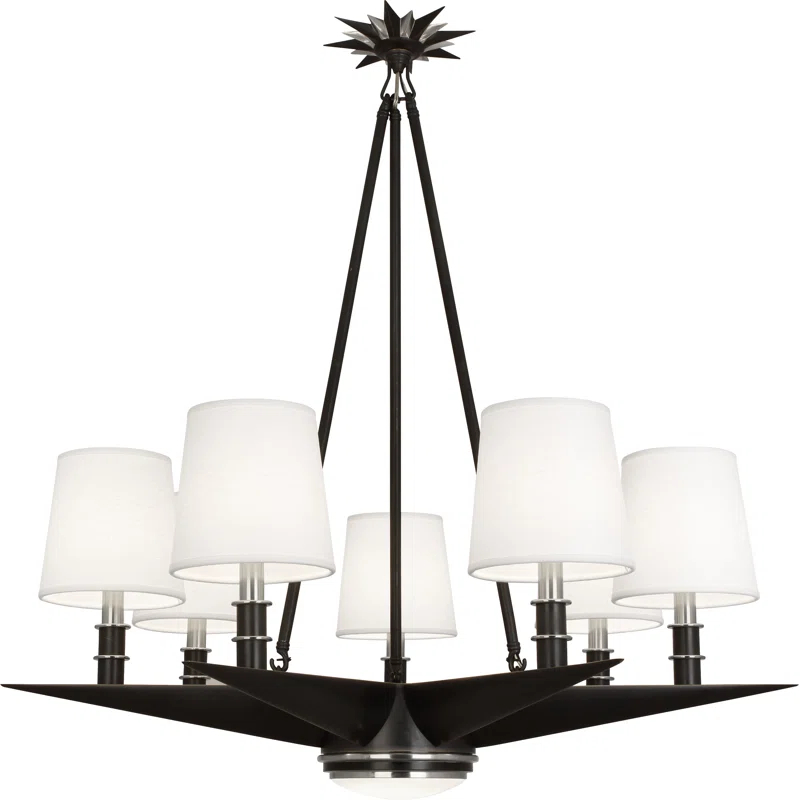 Robert Abbey Cosmos 8 - Light Dimmable Geometric Chandelier