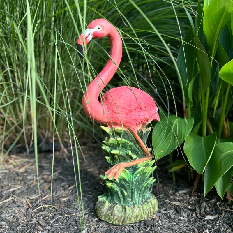 HomeStyles Life's a Beach Flamingo Statue