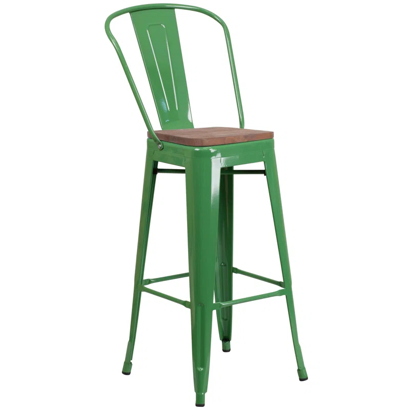 Flash Furniture Steel Outdoor Stool