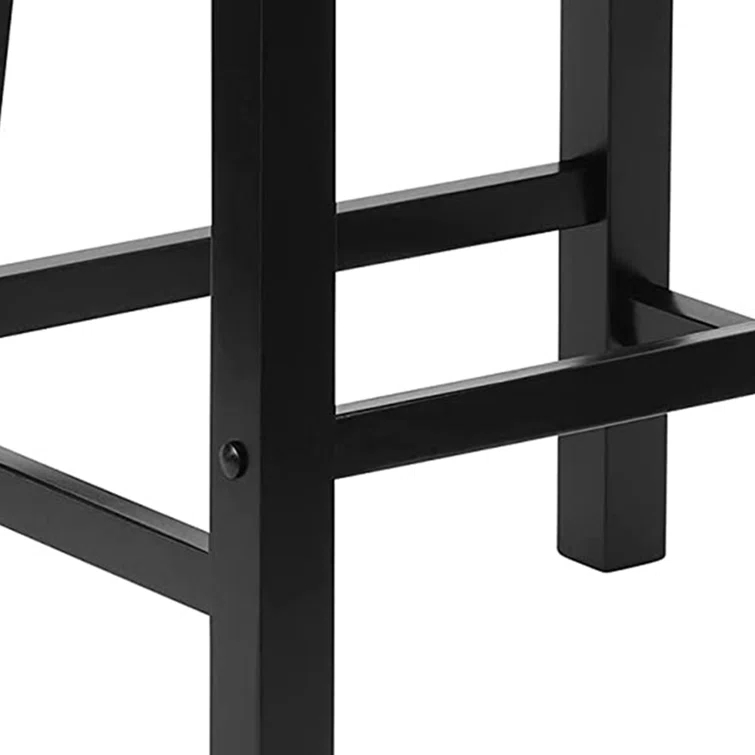 PJ Wood Solid Wood Accent Stool
