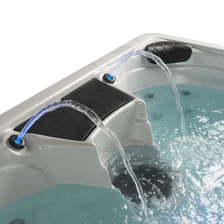 Aqualife® by Strong Spas® Aqualife Edgewater 5-6 Person 28-Jet Acrylic Lounger Hot Tub With Ozonator
