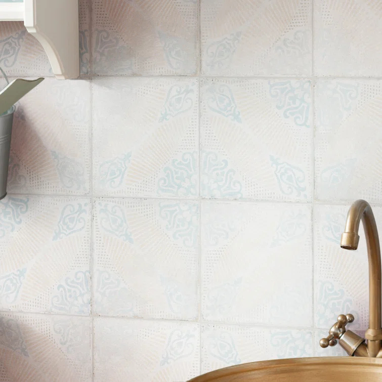 Merola Tile Barcelona 6" x 6" Porcelain Vintage Wall & Floor Tile