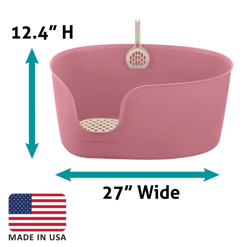High Wall Cat Litter Box XL Wide