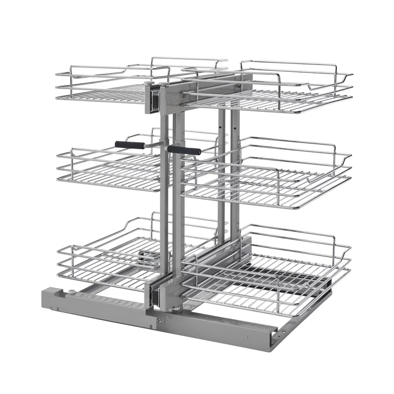 Rev-A-Shelf Rev-A-Shelf Pull Out Corner Cabinet Organizer w/Soft-Close 3 Tier