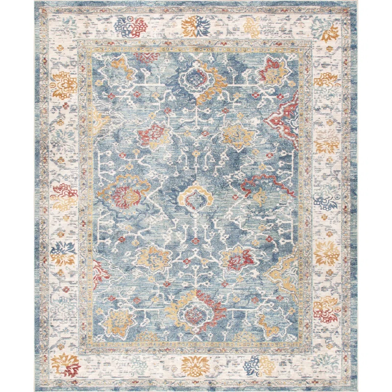 Pasargad Heritage Oriental Light Blue Area Rug