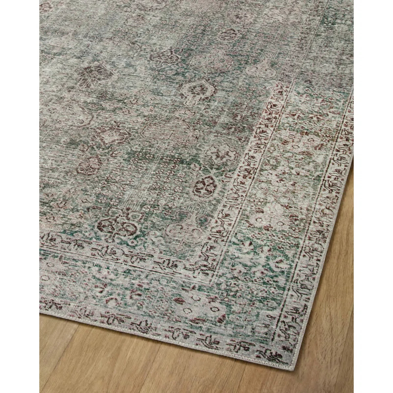 Chris Loves Julia x Loloi Chris Loves Julia X Loloi Jules Emerald / Antique Ivory Area Rug
