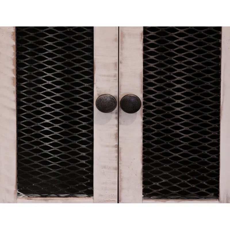 August Grove® Carolina 1 Mesh Door Chairside Table