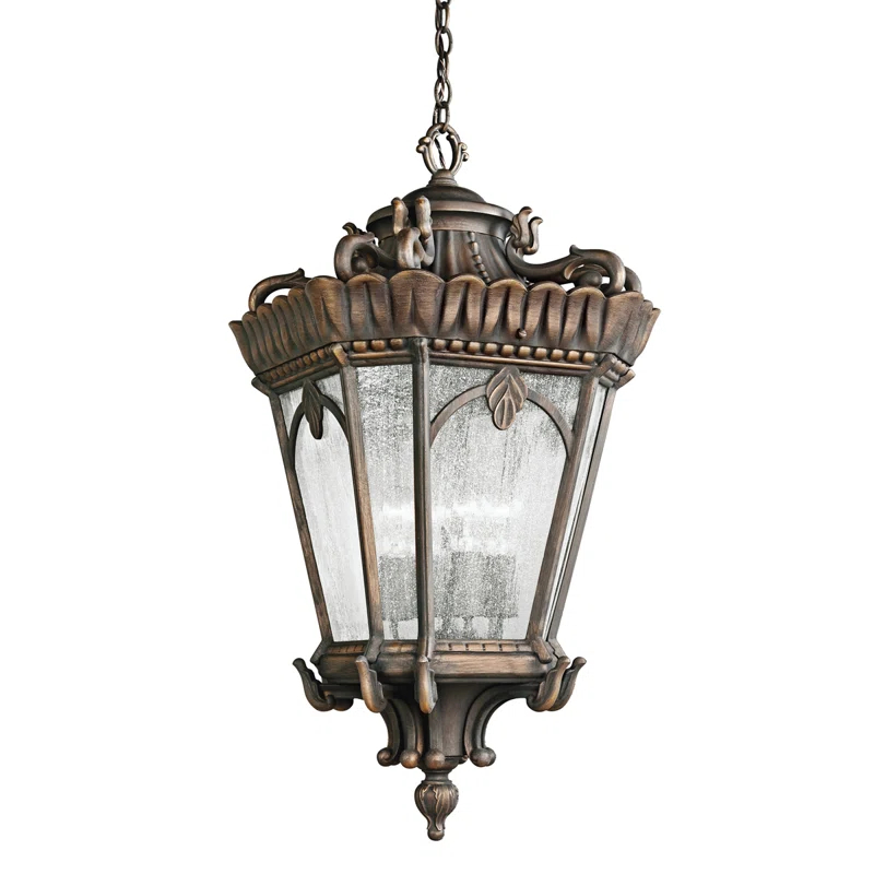 Fleur De Lis Living Guzzi 4 - Light Outdoor Hanging Lantern