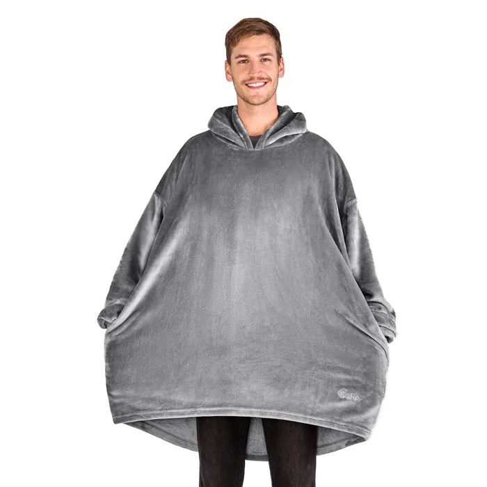 Bare Home Bare Homey B-Chill Microplush Wearable Blanket