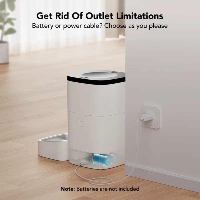 PETLIBRO PETLIBRO Automatic Cat Feeder, Wi-Fi Automatic Cat Food Dispenser With Timer Interactive Voice Recorder, Auto Cat Feeder With 1-4 Meals Control Dry Food