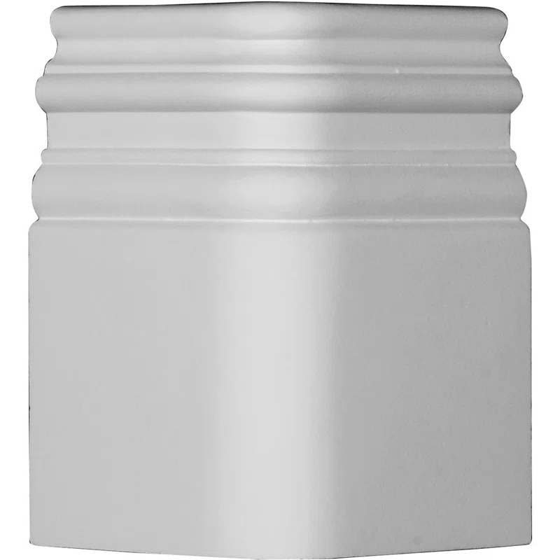 7 3/8"H x 4 3/4"P Hillsborough Baseboard Moulding Outside Corner