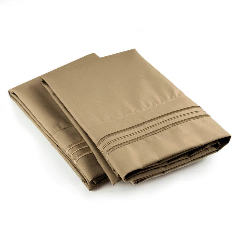 CGK Linens Hotel Quality Microfiber Pillowcase Covers (Set of 2)
