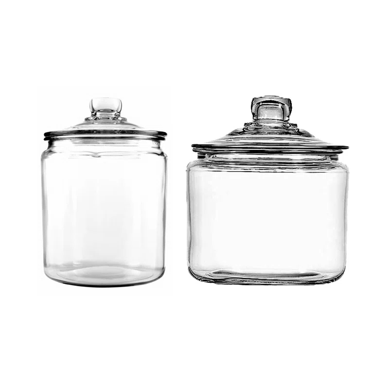 Anchor Hocking Glass Canister - Set of 2