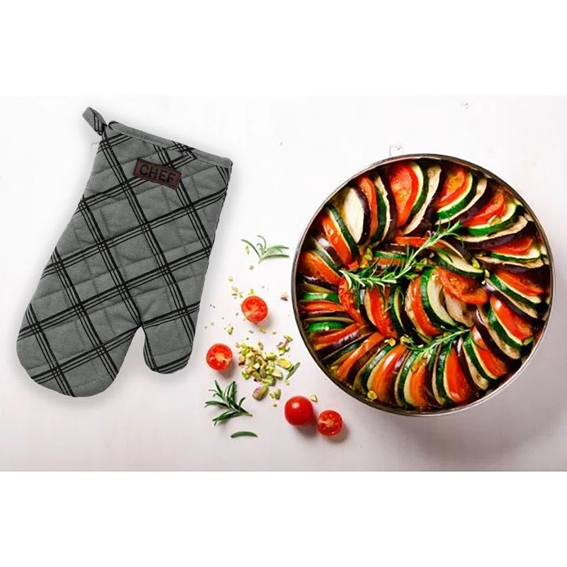 Evideco Evideco London Geometric Cotton Oven Mitt