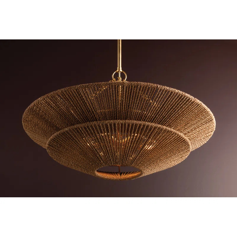 Anaya Chandelier - Natural / 30" Dia