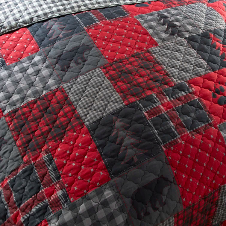 Donna Sharp Forest Quilted Patchwork Quilt