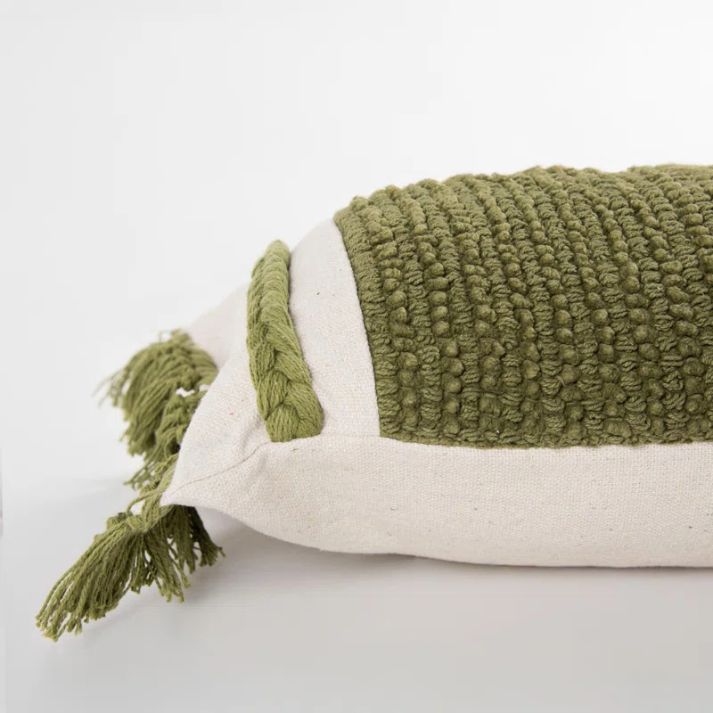 Rizzy Home Fringed Throw Pillow
