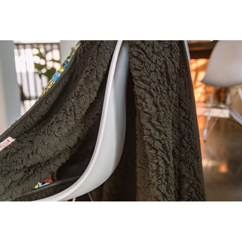 Surreal Entertainment Plain Weave / Muslin Throw Blanket