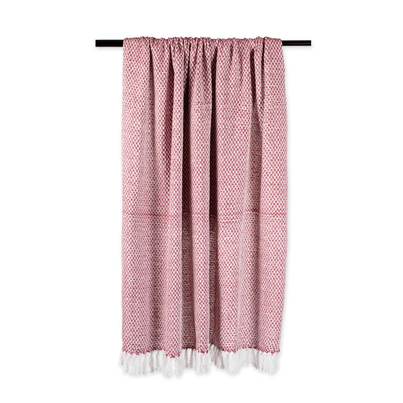 Design Imports Hand Woven Throw Blanket