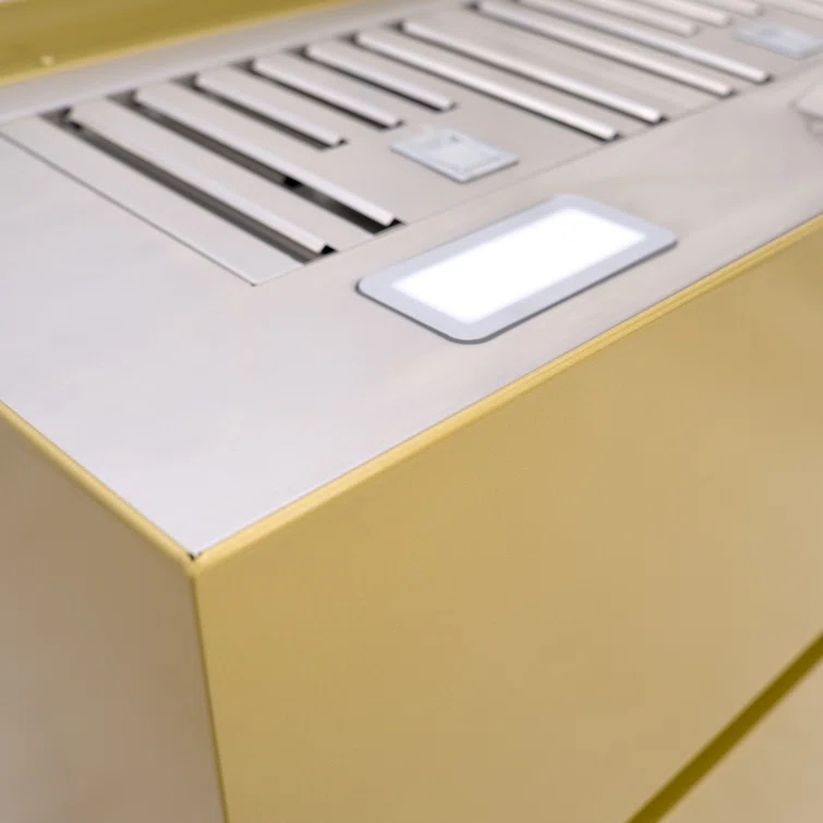 Akicon 600 CFM Wall Mount Range Hood Stainless Steel 3 Stacks Modern Box AK-HS36L-MG