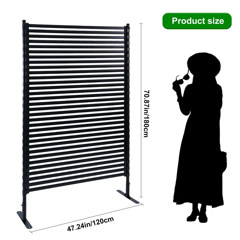 BTERAZ Fence Privacy Screen Freestanding