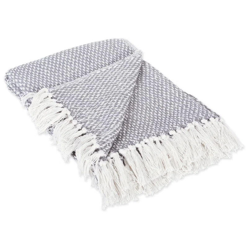 Design Imports Hand Woven Throw Blanket