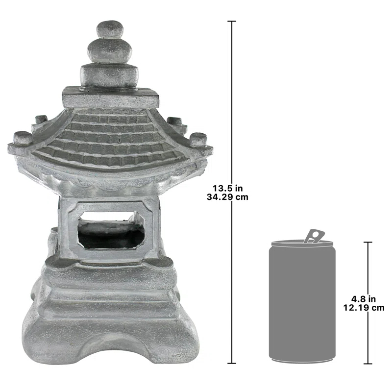 Design Toscano Chengdu Pagoda Asian Lantern Statue