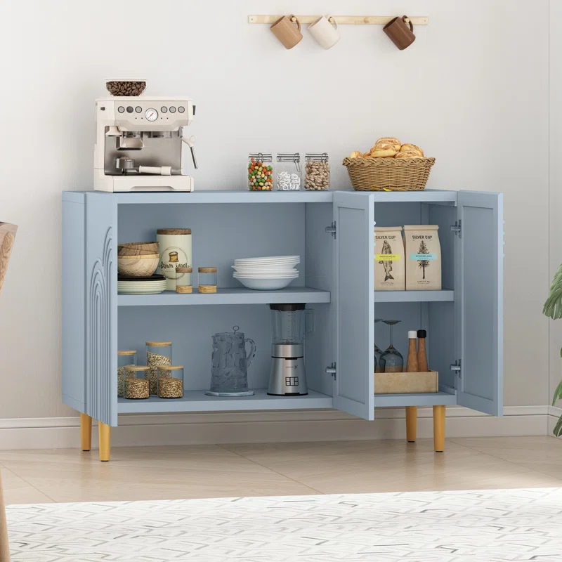 Sirgio 47.2'' Sideboard Buffet Cabinet with 3 Doors for Kitchen, Hallway, Living Room