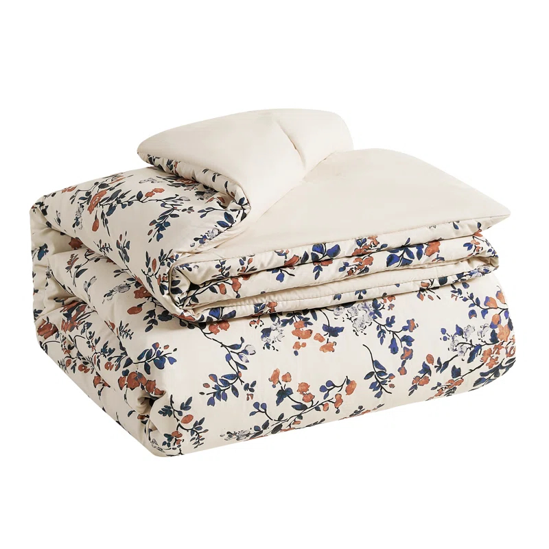 Lucky Brand Lucky Brand Garden Floral Bouquet Reversible Duvet Cover & Shams Bedding Sets