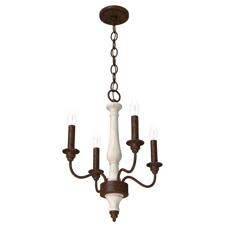 Hunter Fan Teren 4 - Light Unique / Statement Drum Chandelier