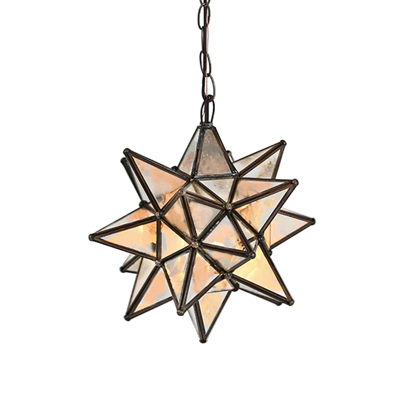 Worlds Away 1 - Light Geometric Pendant