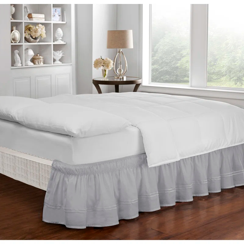 Easy Fit™ Baratta Ruffled Wrap Around Bed Skirt