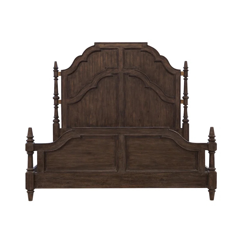 Pulaski Furniture Revival Row Scalloped Wood Panel Bed